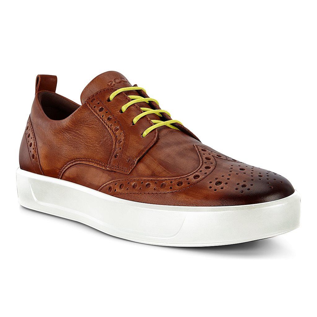 Ecco Soft 8 Mens Sneakers Brown Online - India JVU-380619